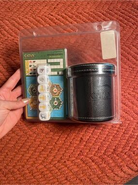 Catan Deluxe Dice & Cup Set - Black